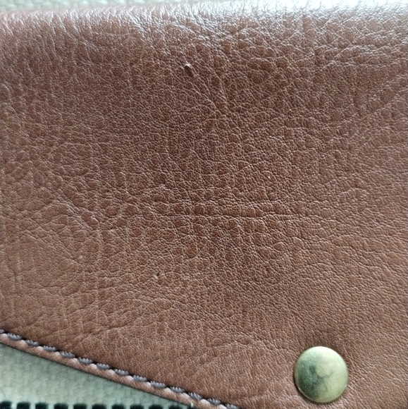 Fossil Striped Canvas and Leather Crossbody Bag - Picture 16 of 16